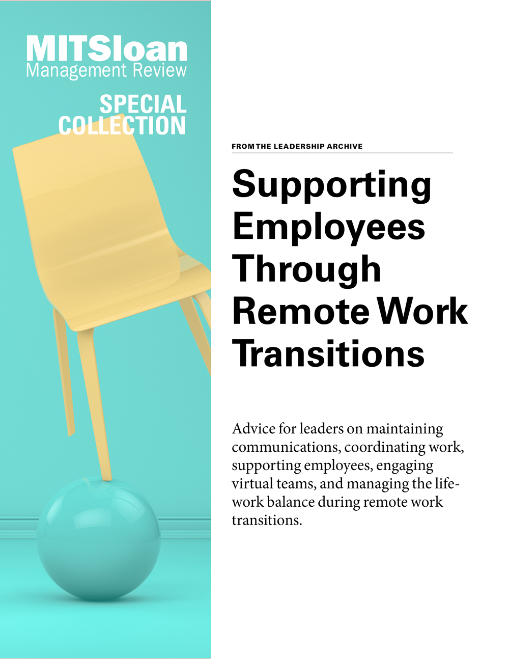 Supporting Employees Through Remote Work Transitions - MIT SMR Store
