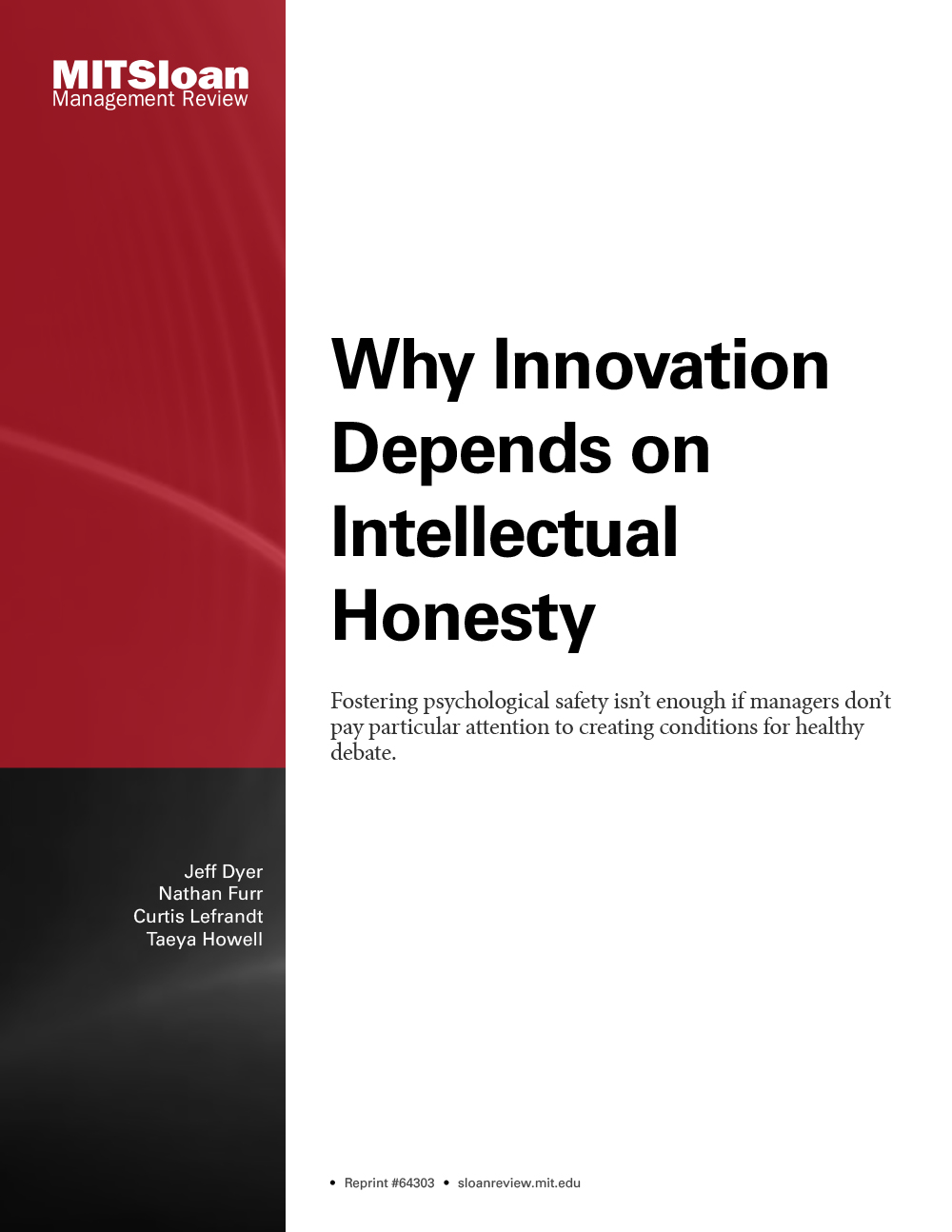 why-innovation-depends-on-intellectual-honesty-mit-smr-store